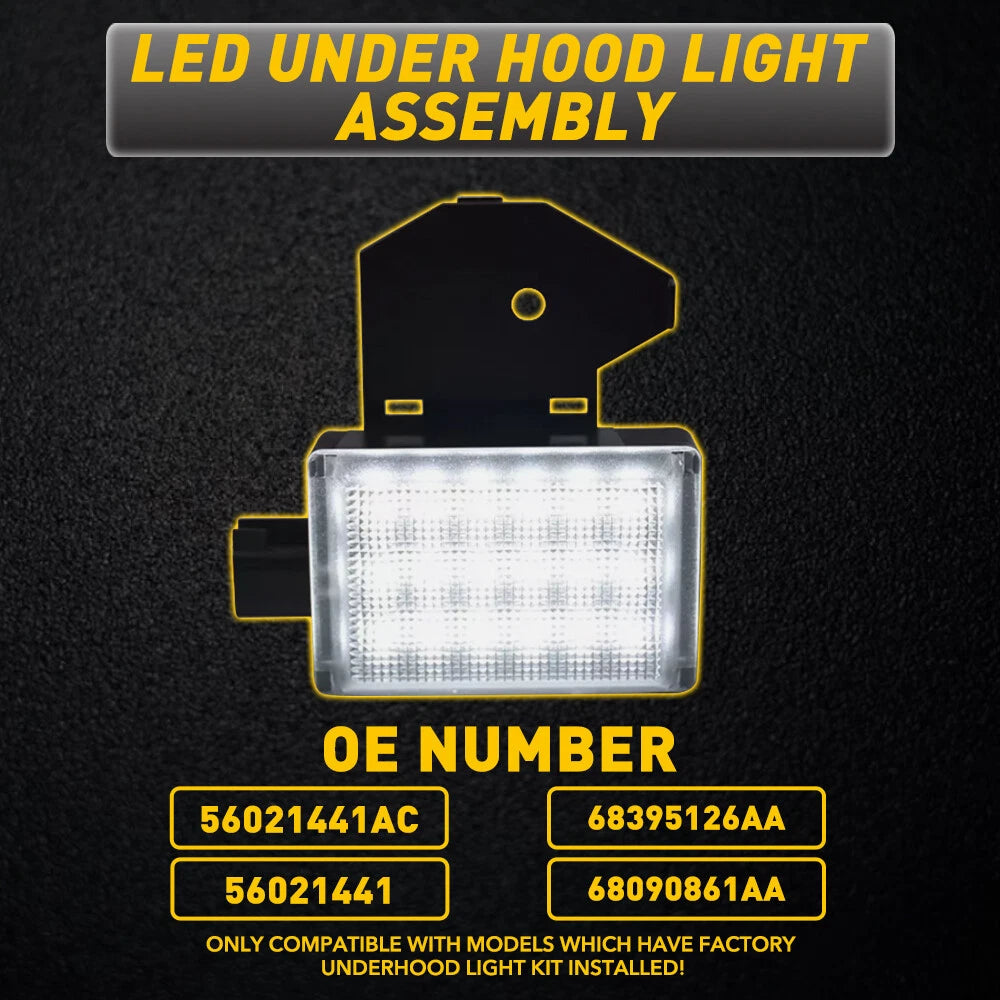 LED Under Hood Light for 1998-2001 Jeep Cherokee Grand Cherokee /98-07 Wrangler 6B93BC-57
