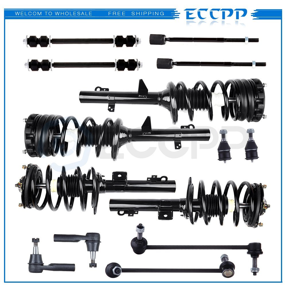 Front Rear Complete Strut Spring Assembly for Ford Taurus Mercury Sable Sedan 6B93BC-57