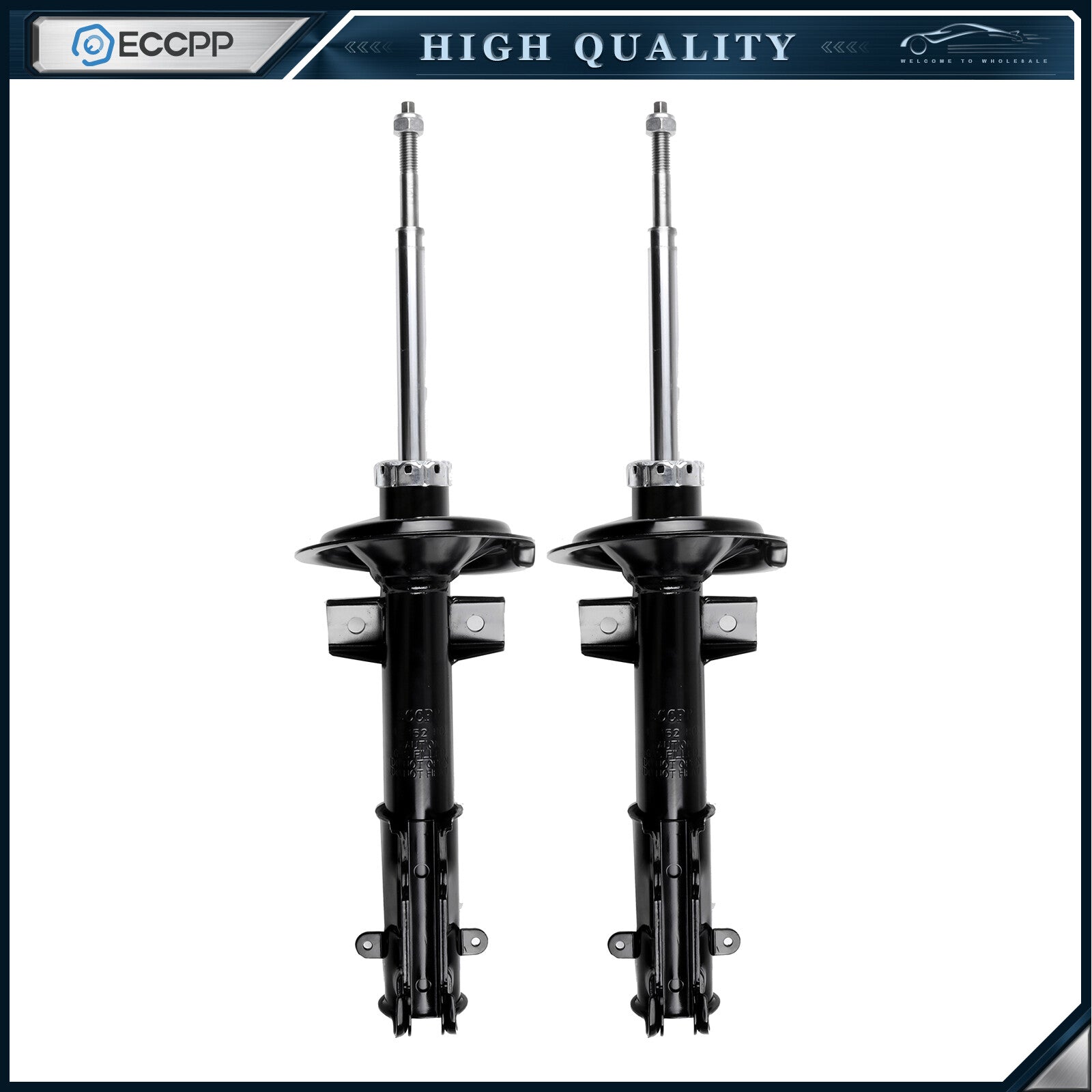 Front Pair Struts Shocks For 2005-2010 Ford Mustang Left Right ECCPP 6B93BC-57