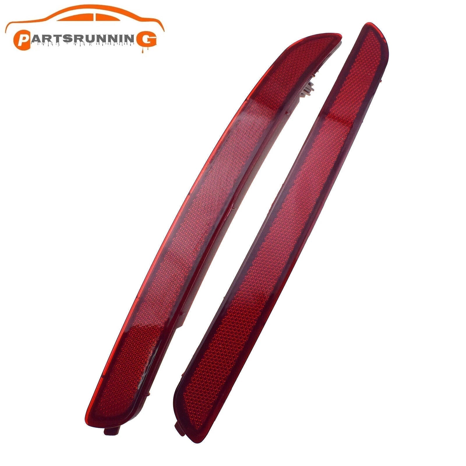 2*Rear Bumper Reflector Light Left Right Side for 2012-2015 Kia Rio Sedan 1.6L 6B93BC-57
