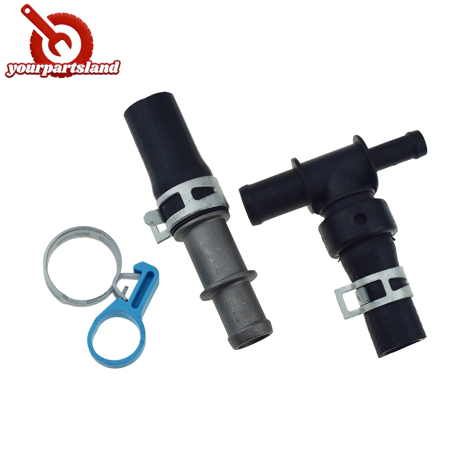 Heater Hose Outlet Pipe 2PCS for NISSAN FRONTIER 2.5L 4.0L 2005-2017 92410-EA000 6B93BC-57