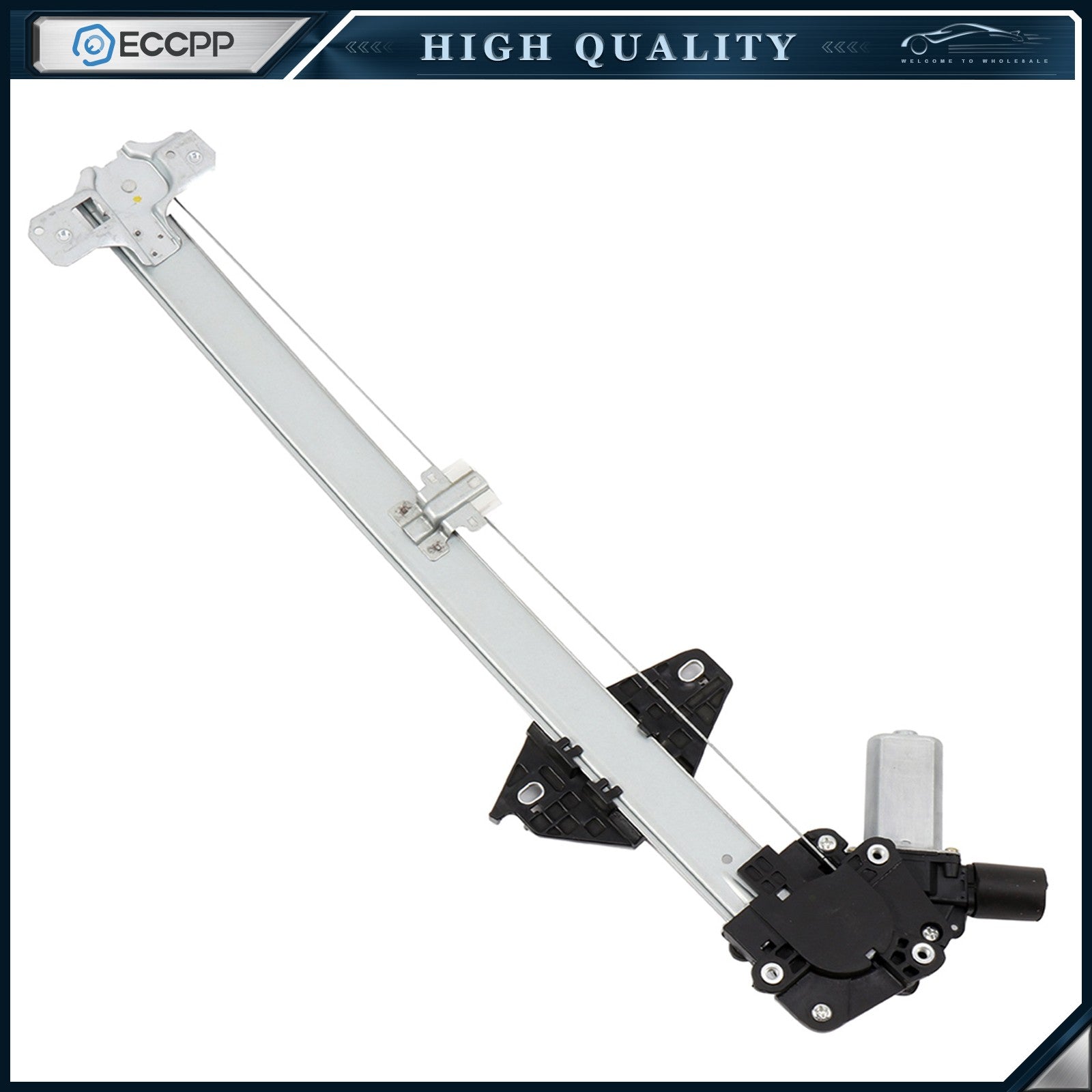 For 2007-2011 Honda CR-V Front Driver Left LH Power Window Regulator with Motor 6B93BC-57