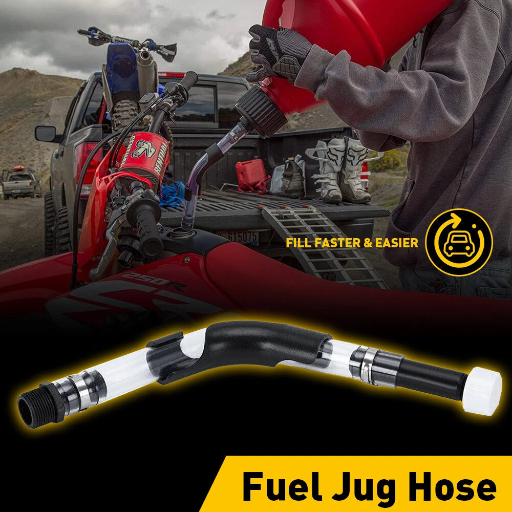 Deluxe Fuel Jug Hose Filler Racing Utility Gas Can Deluxe Kit VP Type Spout 6B93BC-57
