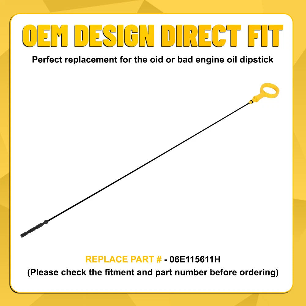 Oil Dipstick Stick fits 2008-2018 AUDI A4 A5 S4 S5 A6 A7 A8 Q5 SQ5 Q7 3.2L 3.0T 6B93BC-57