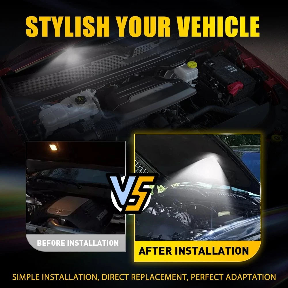 LED Under Hood Light For Chevrolet Silverado GMC Sierra 1500 2500 3500 Yukon EOA 6B93BC-57