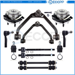 12x Front Tie Rod End Sway Bar Wheel Bearning Hub For 98-01 Mercury Mountaineer KOEEP