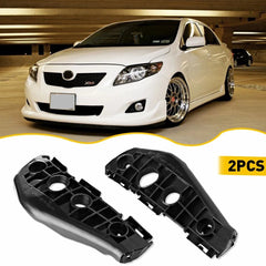 For Toyota Corolla 2011-2013 Bumper Support Bracket Plastic Hold Mount Front 2PC 6B93BC-57