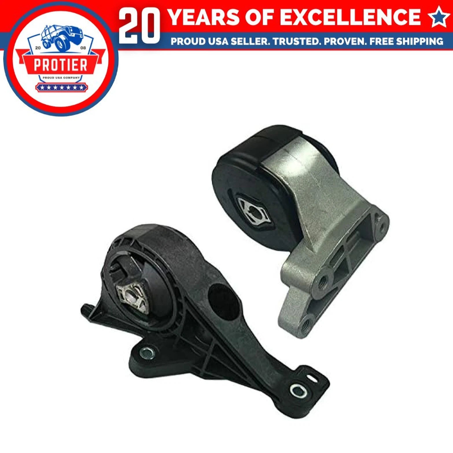 Fits 2010 Buick Allure/LaCrosse 3.0L AWD Front & Rear Transmission Mount 6B93BC-57
