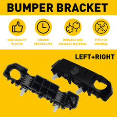 2pcs Bumper Bracket For 2014-18 Kia Forte Forte5 Forte Koup Cover Reinforcement 6B93BC-57