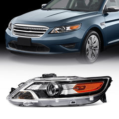 ECCPP Headlight Assembly For Ford Taurus 3.5L 2010-2012 Driver Left Side Black KOEEP