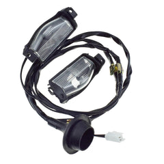 Rear License Plate Light Assembly with Bulbs for Mazda 3 2009-2013 BS1E-51-270 6B93BC-57