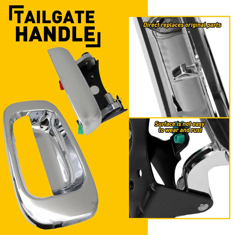 Chrome Tailgate Tail Gate Handle Bezel for 99-07 Chevy Silverado Pickup Truck EA 6B93BC-57