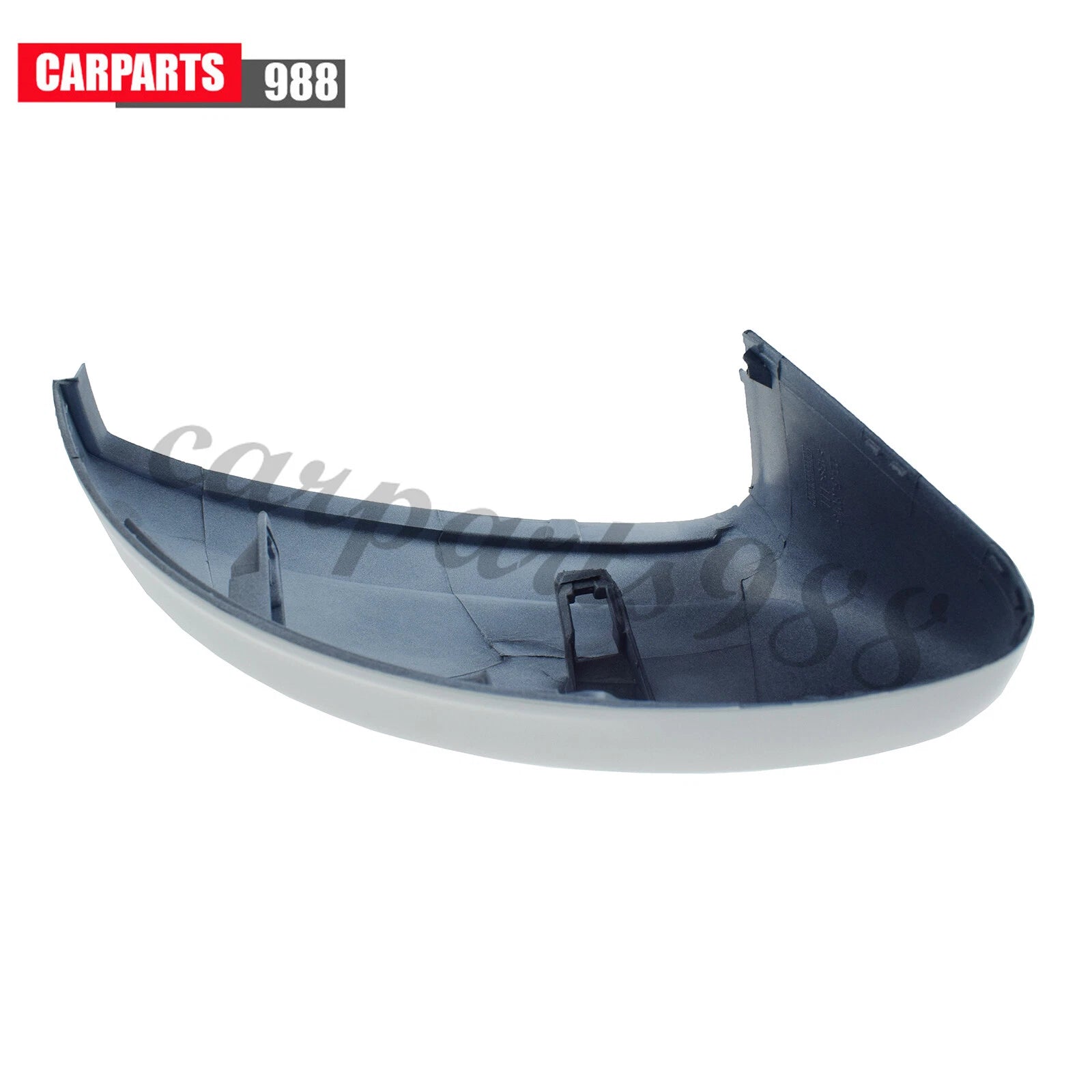Left Side Rear View Mirror Cover White For Volkswagen Tiguan 2018 2019 2020-2022 6B93BC-57