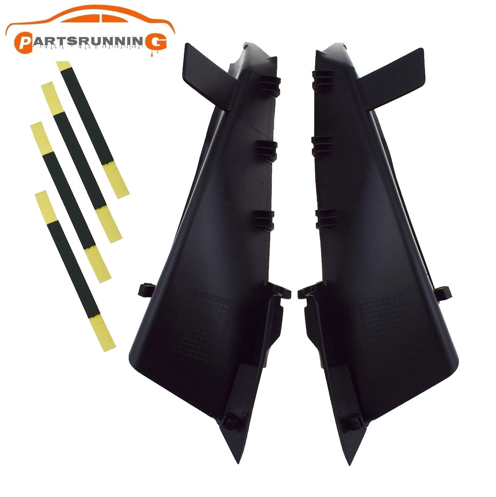 LH & RH Windshield Wiper Cowl Deflector Trim Cover For Renault Koleos HY 2007-16 6B93BC-57