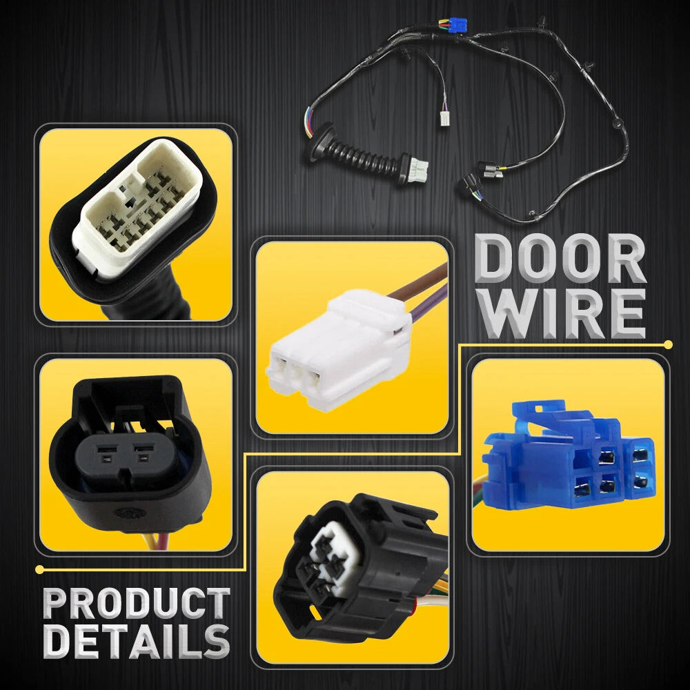 Rear Door Wiring Harness Fits for 2004-2008 Dodge Ram 1500 2500 3500 #56051694AA 6B93BC-57
