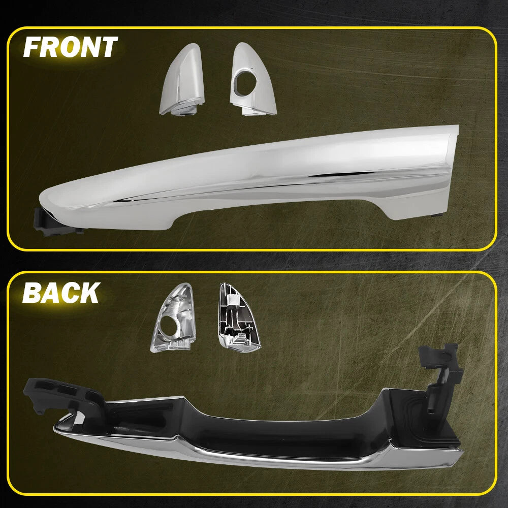 2pcs Front Left Right Side Outside Outer Door Handle For Hyundai Sonata 2015-19 6B93BC-57