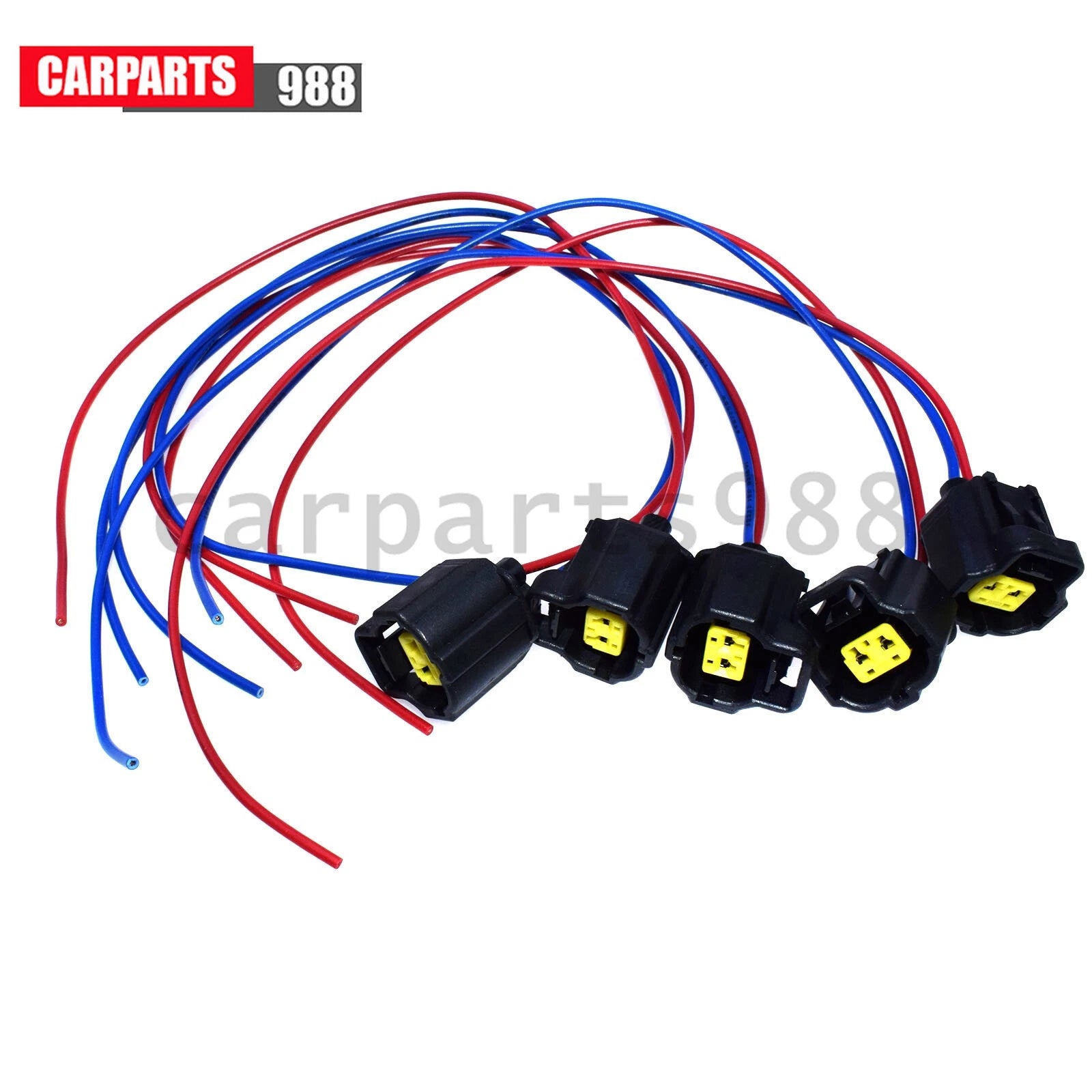 5x Coolant Temperature Sensor Connector Plug For Toyota 1P1562 S-2034 158-0421 6B93BC-57