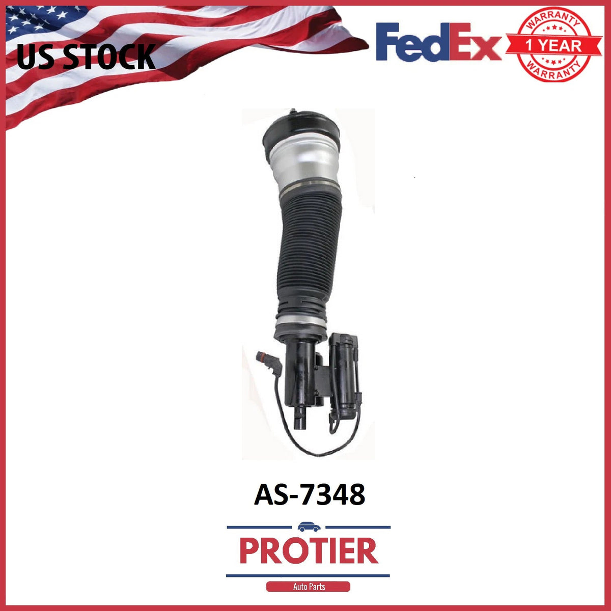 Front Left Air Strut 03-06 Compatible with Mercedes-Benz S430 / S500 4-Matic 6B93BC-57