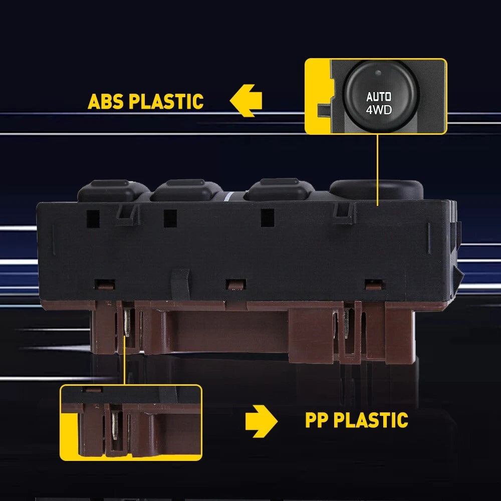 4WD 4x4 Selector Switch For GMC Sierra 1500 HD 2500 HD 3500 XL 1500 XL 2500 EOA 6B93BC-57