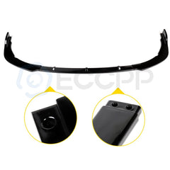 3PC For 2019-2020 Toyota Camry Gloss Black Front Bumper Lip Spoiler Splitter 6B93BC-57