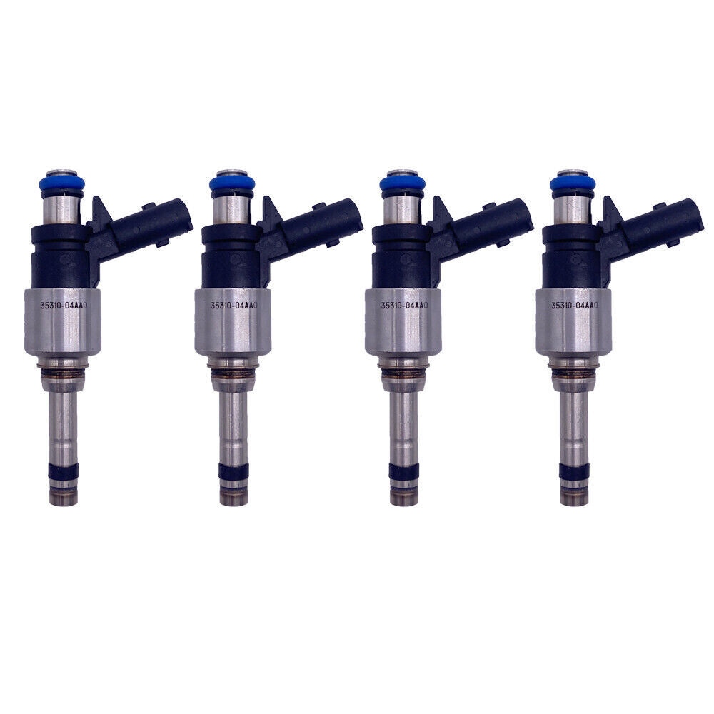 Set of 4PCS Fuel Injectors 35310-04AA0 for 2017 2018 Hyundai Elantra Eco 1.4L 6B93BC-57