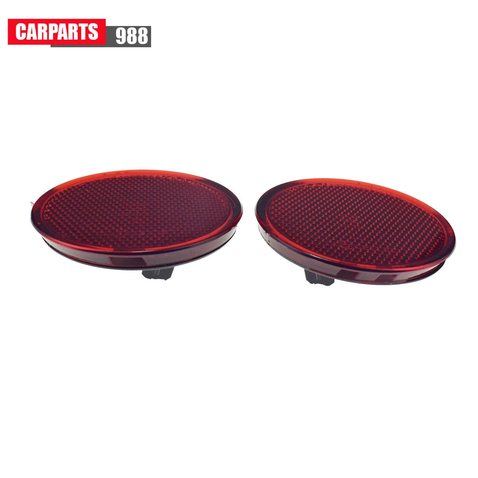 Pair LH RH Rear Bumper Reflectors Lights Lamp for Nissan Qashqai 2007 2008-2013 6B93BC-57