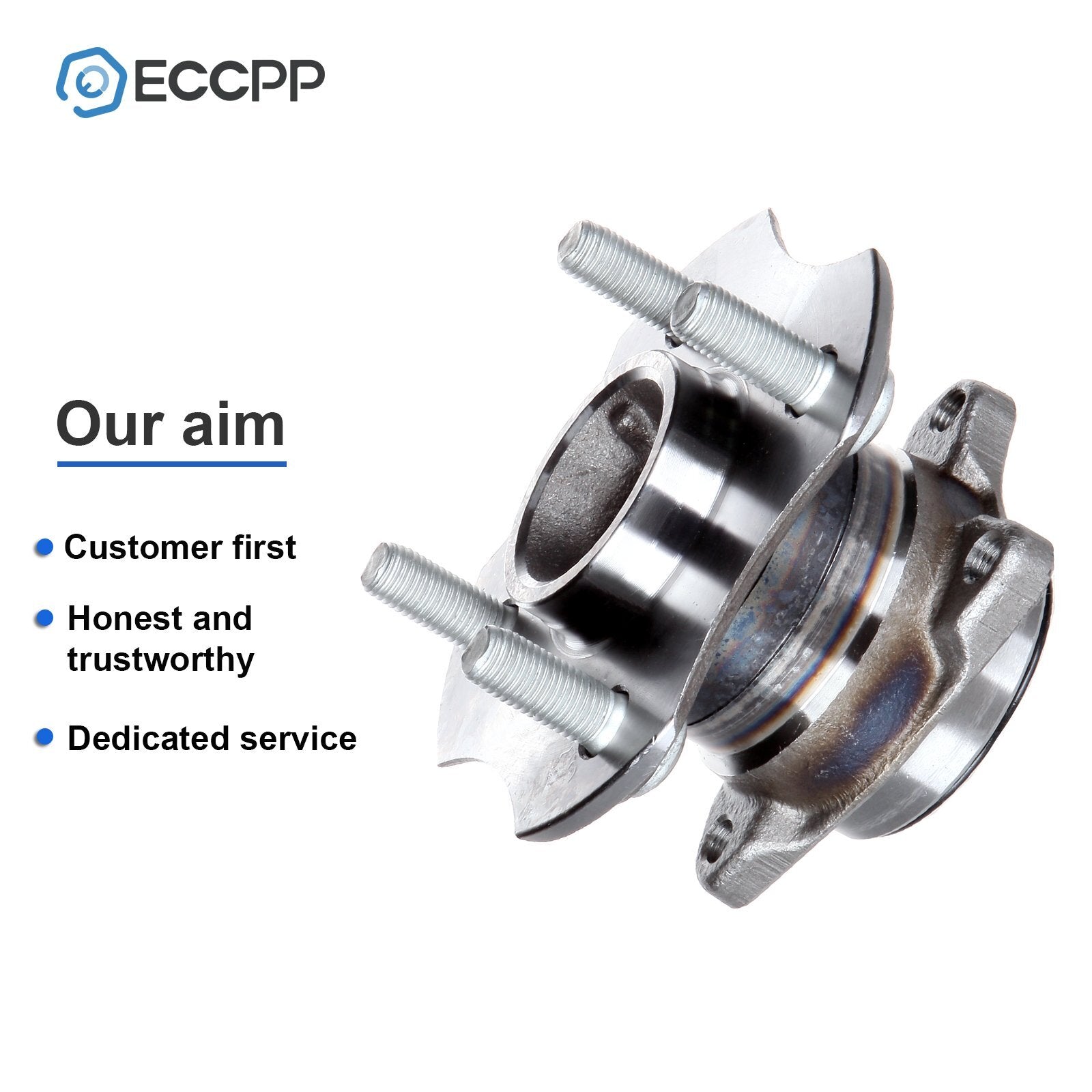 1Pc Wheel Hub Bearing Assembly Rear Fits Toyota Echo 2000 2001 2002-2005 NON-ABS 6B93BC-57