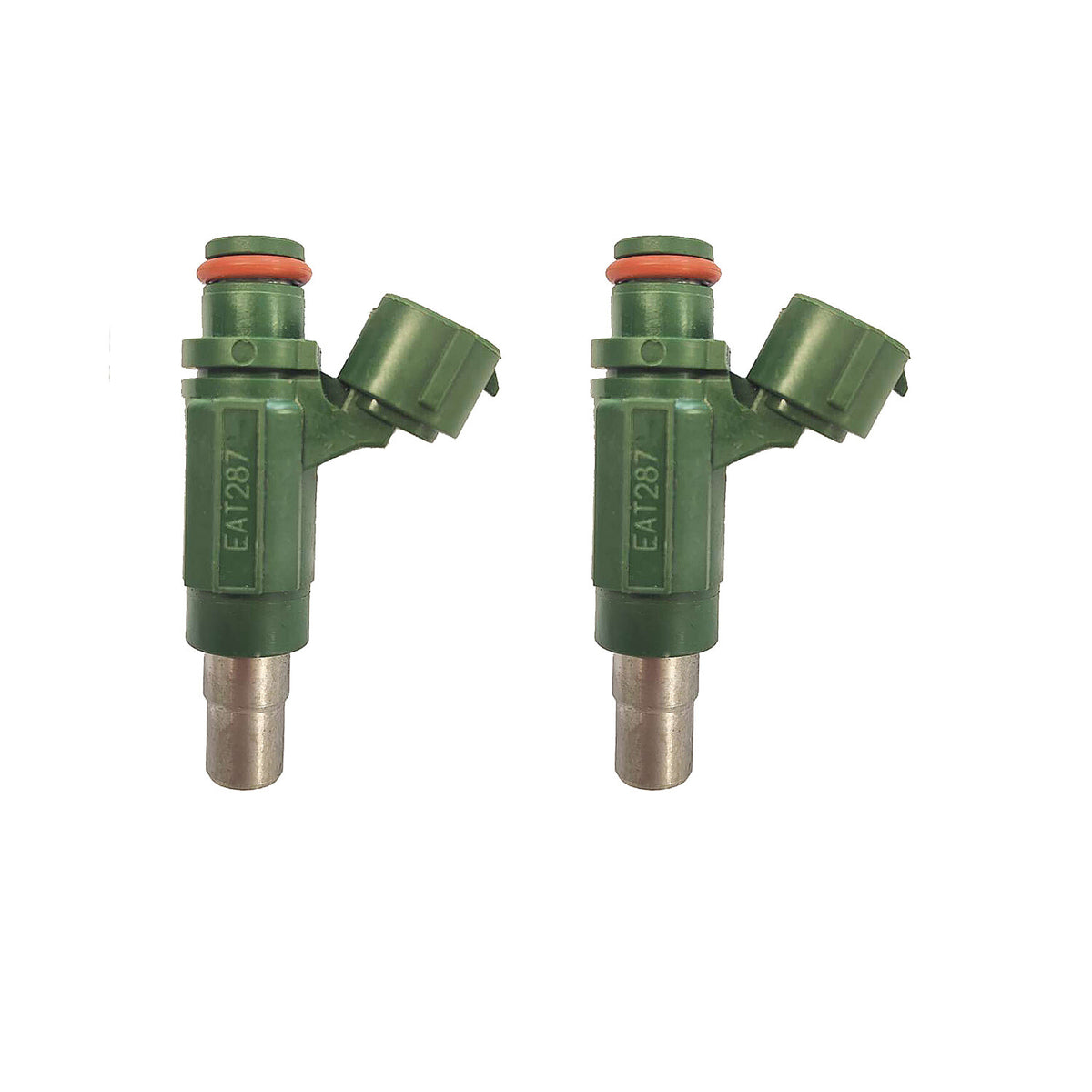 2Pcs Fuel Injector EAT287 For Kawasaki Brute Force 750 Ninja 650 ZX14 Vulcan 900