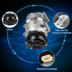 ECCPP A/C Compressor For 1998-2001 2002 Pontiac Firebird Chevrolet Camaro 5.7L ECCPP