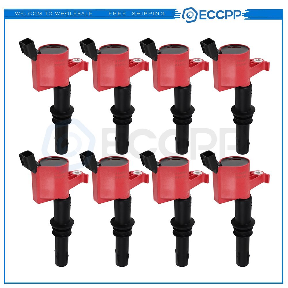 For F150 Mustang Expedition Explorer F250 F350 Lincoln Mercury 8 Ignition Coils 6B93BC-57