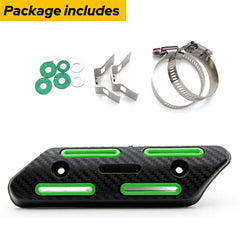 Pipe Heat Shield Guard Protector For Kawasaki KX250F KX450F 4-Stroke 2006-2022 A 6B93BC-57