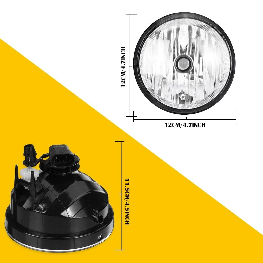 For 2005-2011 Toyota Tacoma 2007-2013 Tundra Clear Fog Light Lamp w/&Bulbs EOA 6B93BC-57