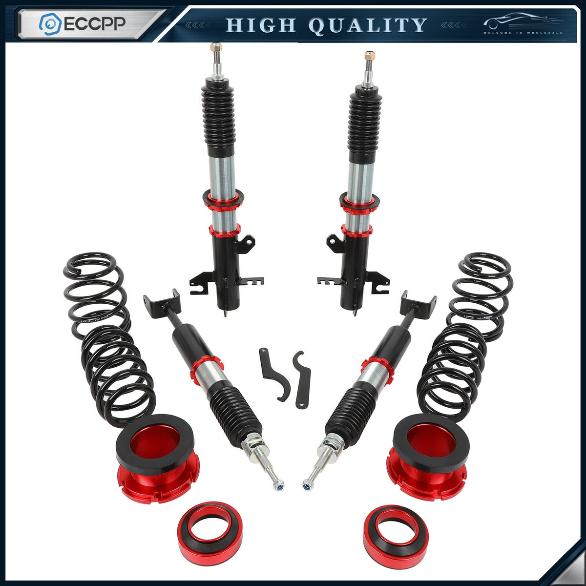 COILOVERS SHOCK STRUT ADSORBER LOWERING KITS FOR DODGE DART 2013-2016 ADJUSTABLE 6B93BC-57
