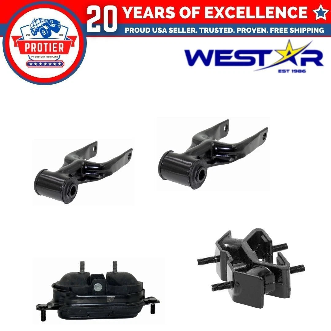 Enigne Motor & Trans Mount Set 6PCS Compatible for 1997 - 2005 Buick Century 6B93BC-57