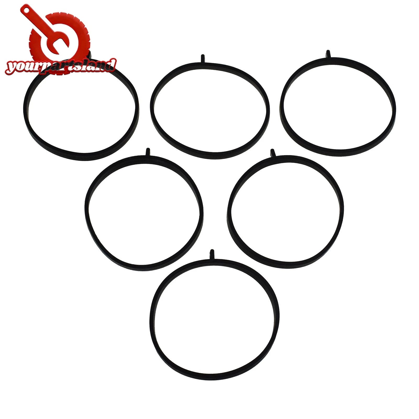 6PC Engine Intake Manifold Gasket For Porsche Cayenne 92A Macan 95B Panamera 970 6B93BC-57