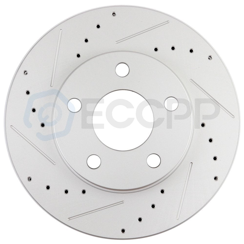 Front Rear Rotors + Ceramic Pad for 1999 - 2002 2003 2004 2005 Pontiac Grand Am 6B93BC-57