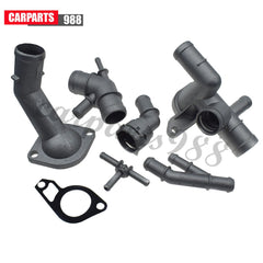 6Pcs Aluminum Coolant Flange Upgrade Kit For VW Golf MK4 Jetta TT 1.8T 2000-2005 6B93BC-57
