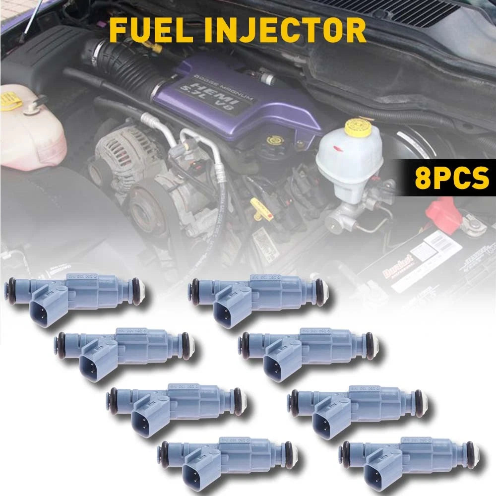 SET of 8 Upgrade Injectors Fuel For 01-07 Dodge Durango Dakota Ram 1500 4.7L V8 6B93BC-57