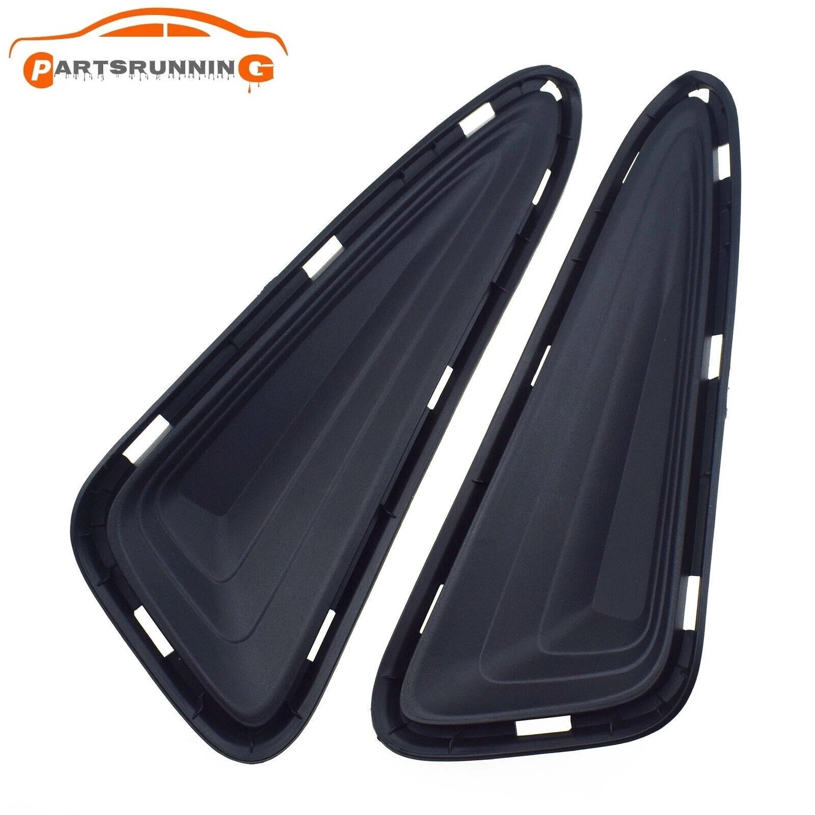 Pair Front Left Right Bumper Trim for 2018-19 Toyota C-HR 52128F4040,52127F4040 6B93BC-57