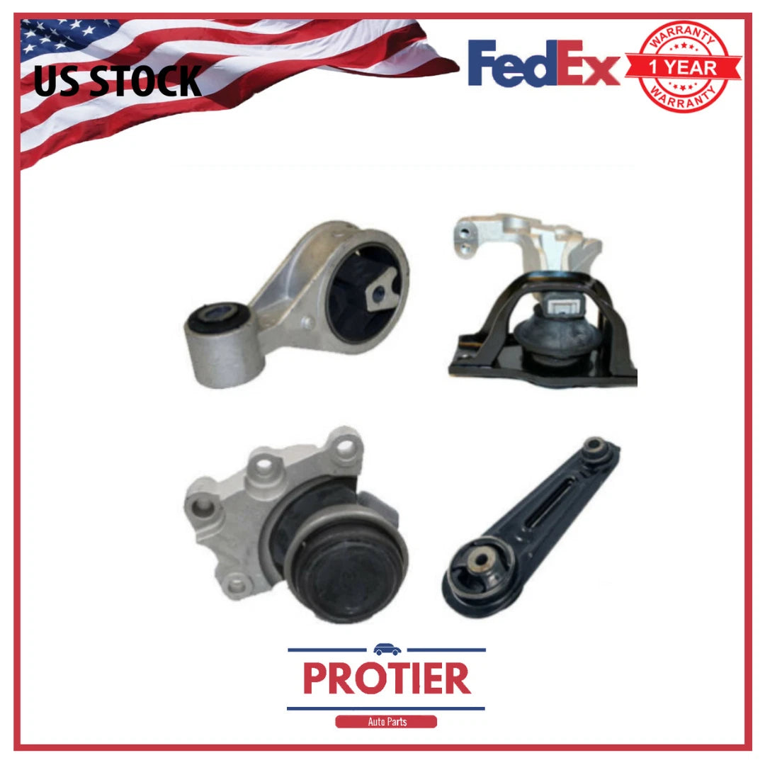 Engine Motor & Trans Mount 4PCS Set For 2008-2013 Nissan Rogue 2.5L 6B93BC-57