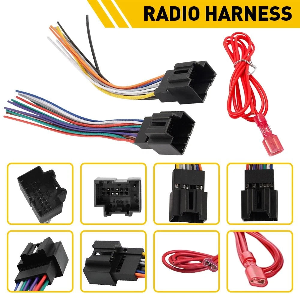 Car Radio Stereo Wiring Harness For 2007-2013 Chevy Silverado 1500 2500 A US 6B93BC-57
