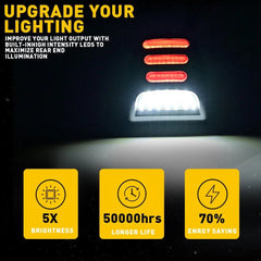 For 99-06 Chevy Tahoe GMC Suburban Yukon XL LED License Plate Light Lamp Bright 6B93BC-57