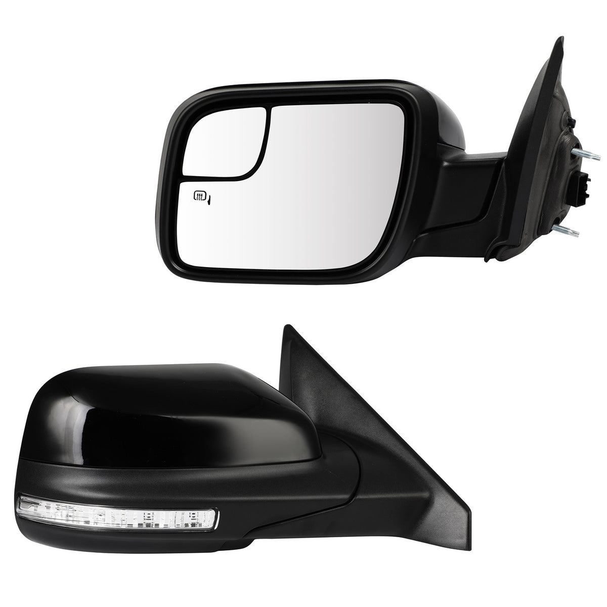 Power Mirror Set For 2012-2019 Ford Explorer Heated Puddle Memory