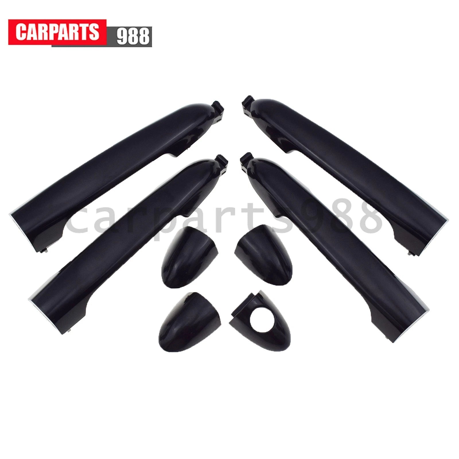 Black Exterior Door Handle Front Rear LH RH for Kia Rio 2012-2017 82651-1W010 6B93BC-57