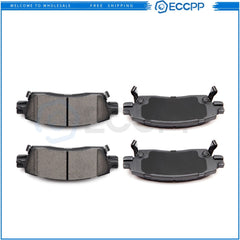 Rear Performance Ceramic Brake Pad Kit for Chevy Traverse GMC Acadia Envoy 3.6L 6B93BC-57