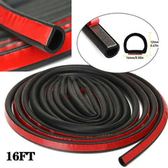 Universal Weatherstrip Small D-shape Car Door Rubber Weather Seal Hollow Strip 6B93BC-57