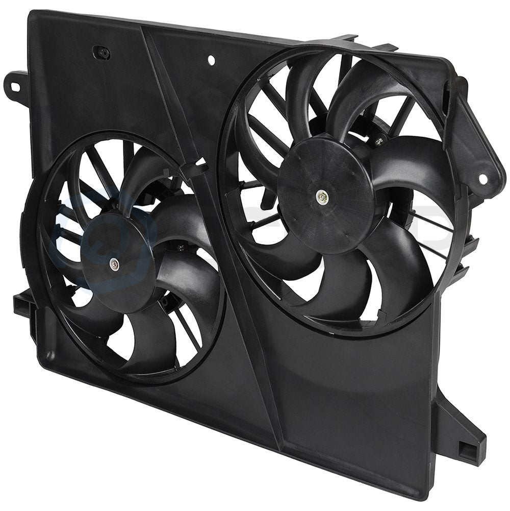 Radiator Condenser Cooling Fan Assembly For 2008 2009 2010 Dodge Challenger 6B93BC-57