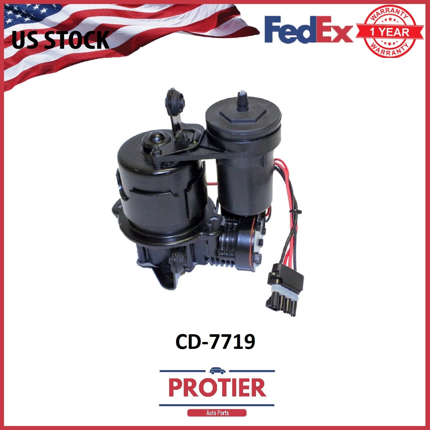 Suspension Air Compressor for BUICK LESABRE PARK AVENUE CADILLAC DEVILLE 6B93BC-57