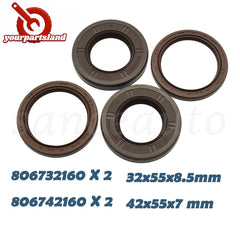 Camshaft Oil Seal Gaskets 4PCS For 02-05 Impreza WRX EJ205 806732160,806742160 6B93BC-57
