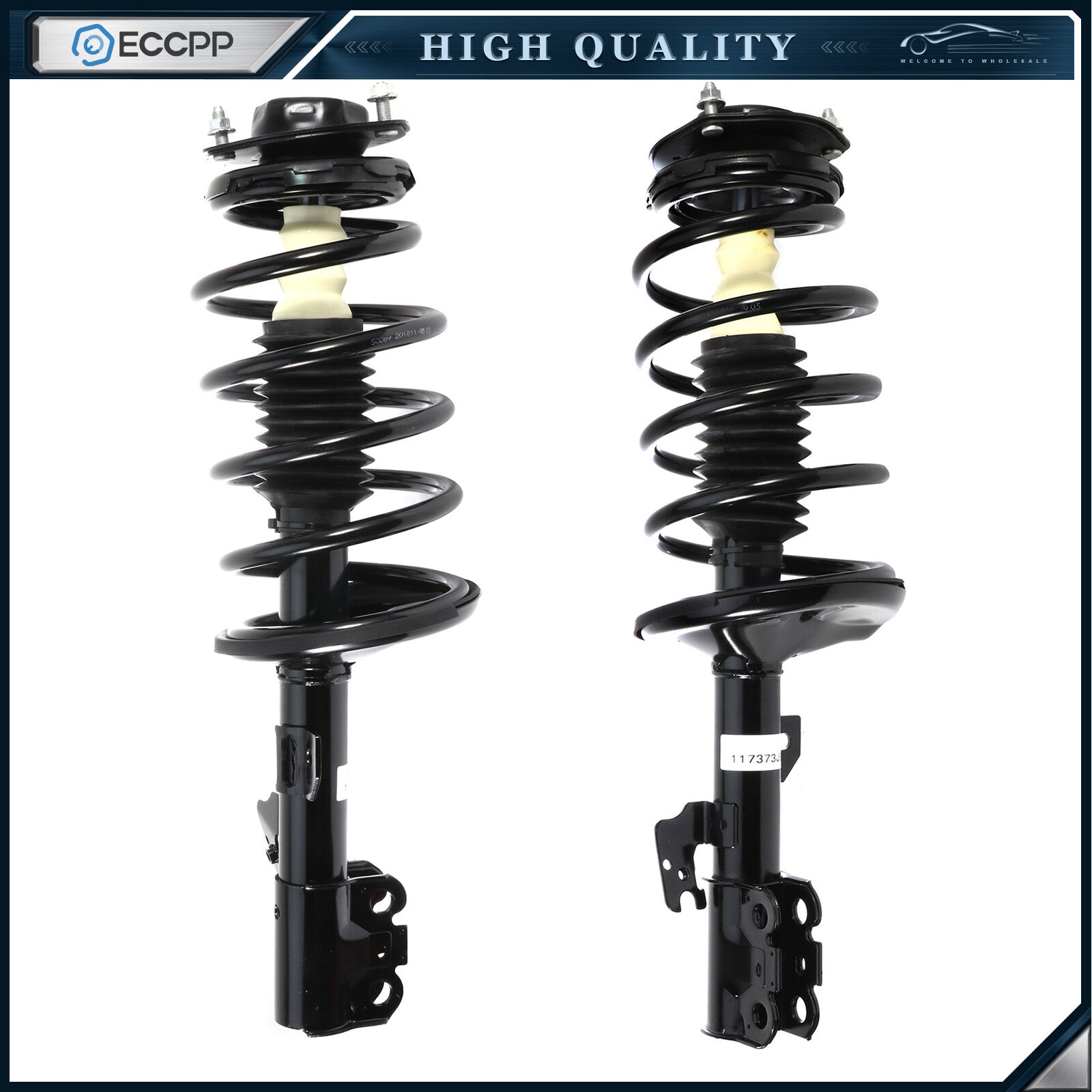 For Toyota Sienna 2004-2006 (FWD) Front 2 Complete Struts & Coil Spring Assembly 6B93BC-57